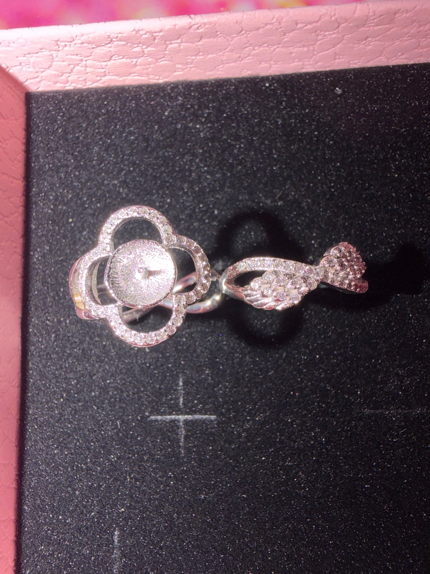 Sterling silver double ring