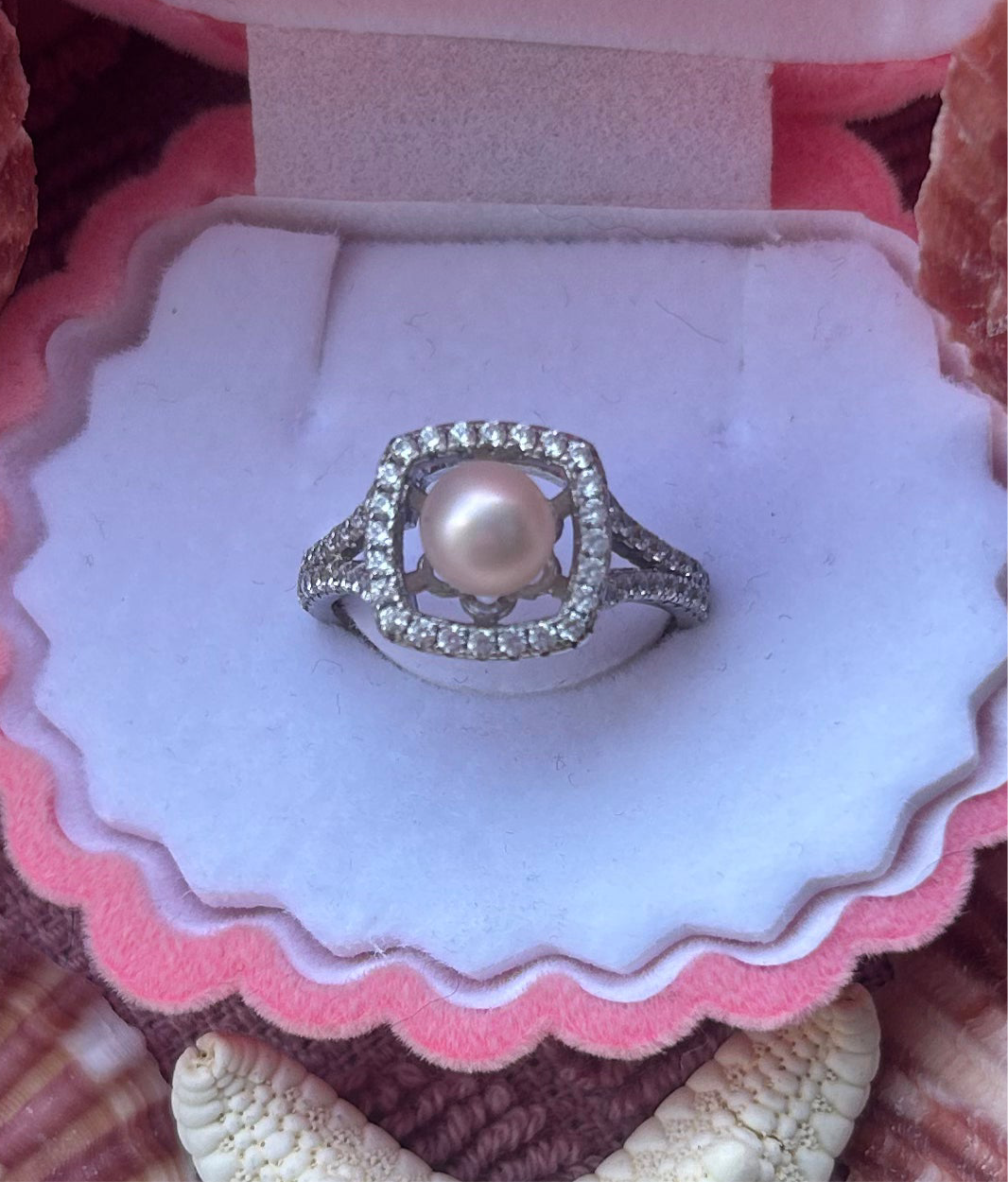The Anne ring. Sterling silver cubic zirconia fully adjustable