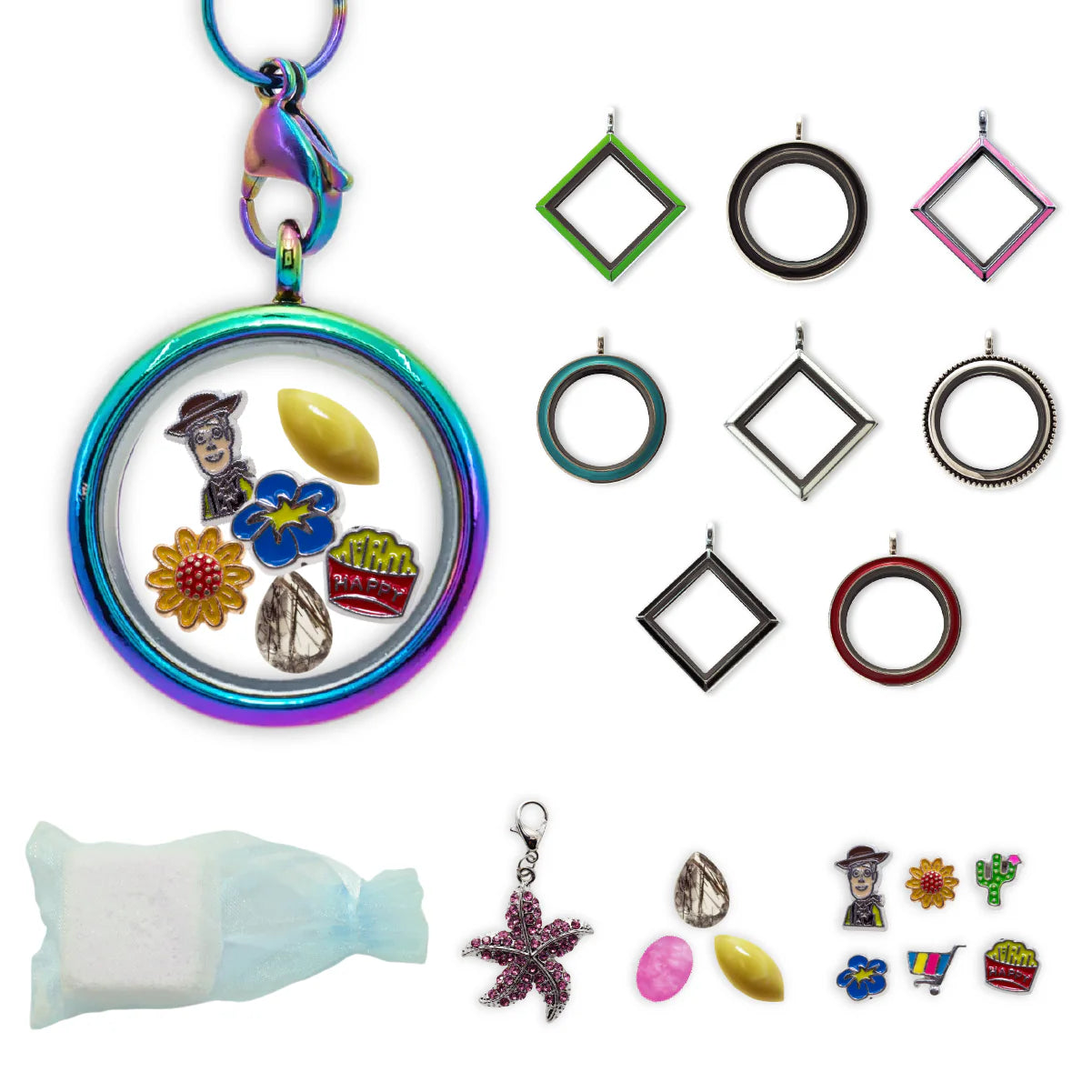 Pendant mystery drop it locket