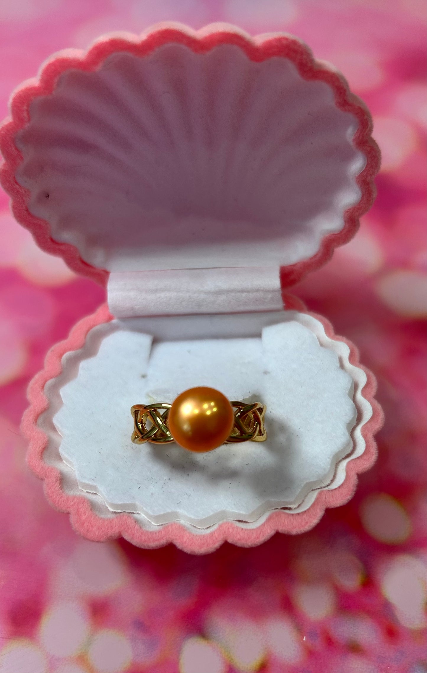 Sterling silver gold plated Kerry ring