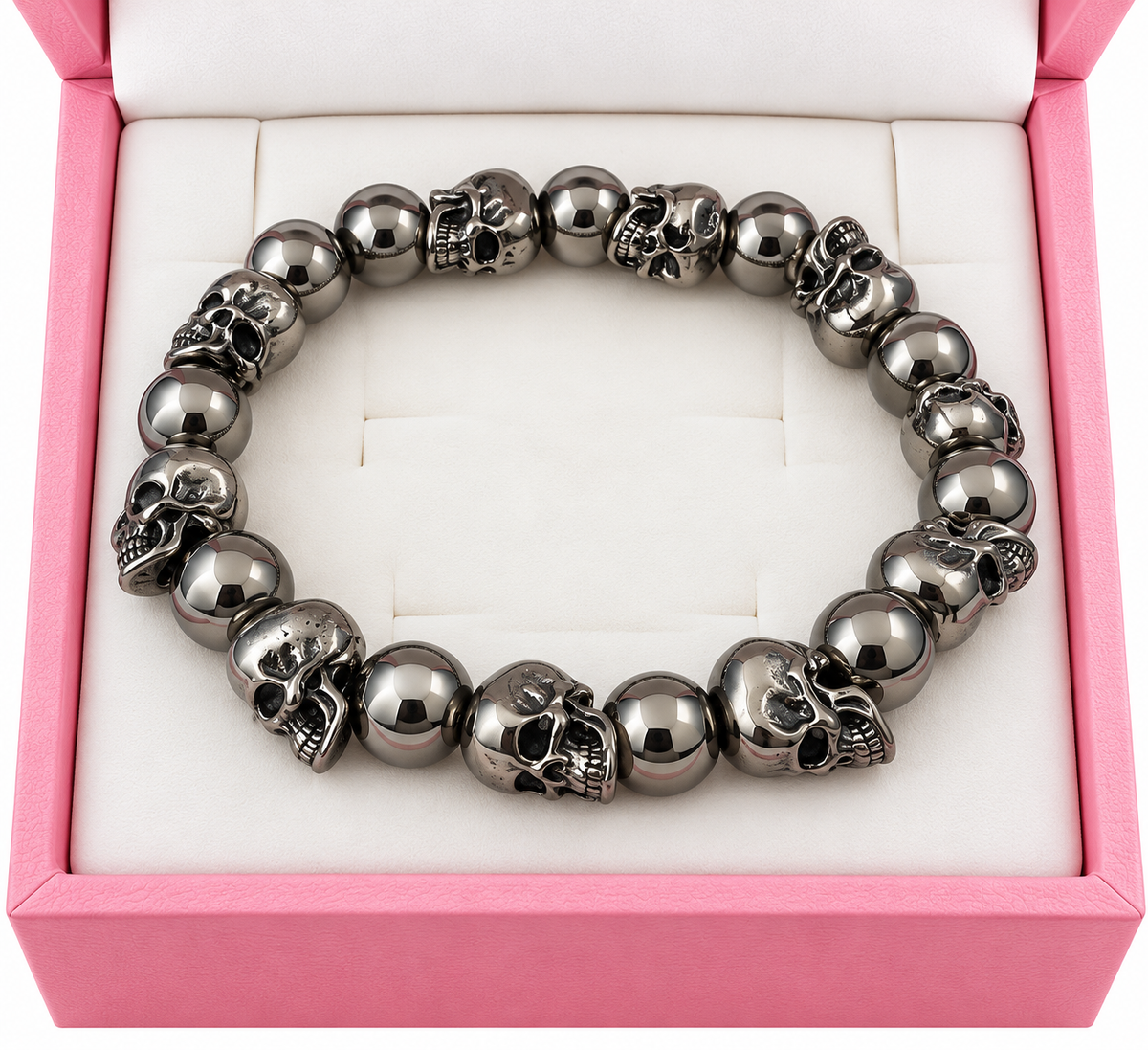Alloy skull bracelet