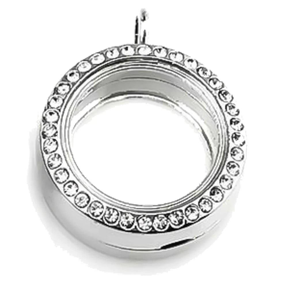 30mm glass locket pendant