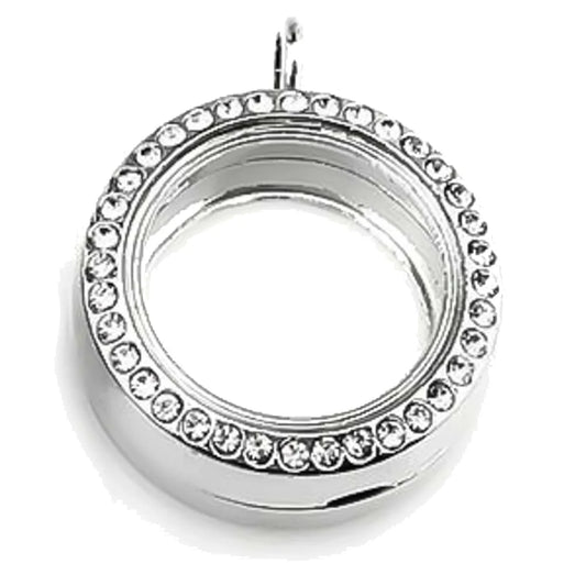 30mm glass locket pendant