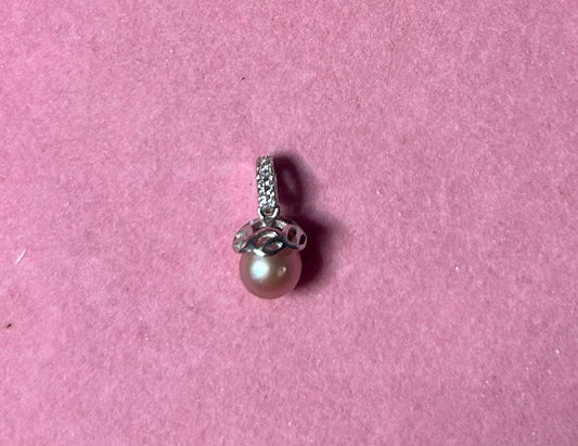 Sterling silver cubic zirconia mount