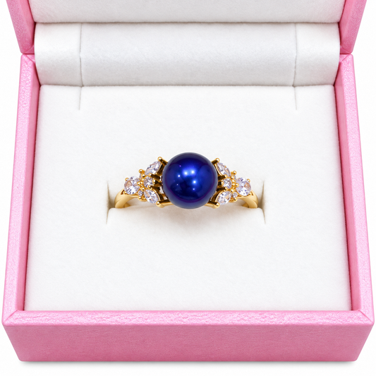 102 sterling silver gold plated ring