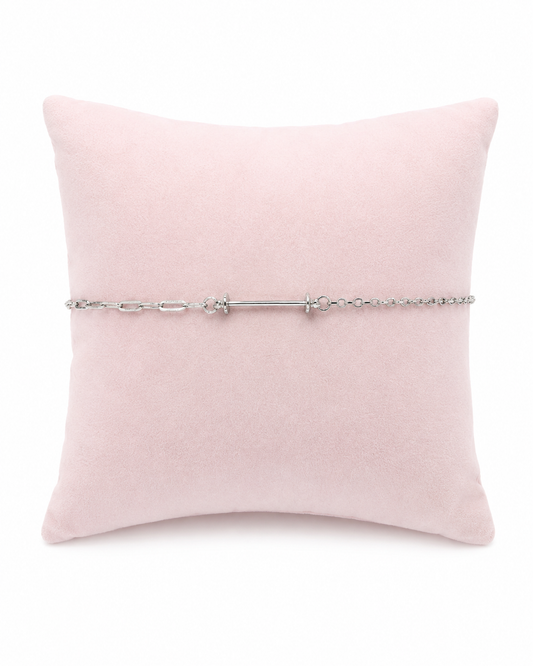 Sterling silver chain link bracelet
