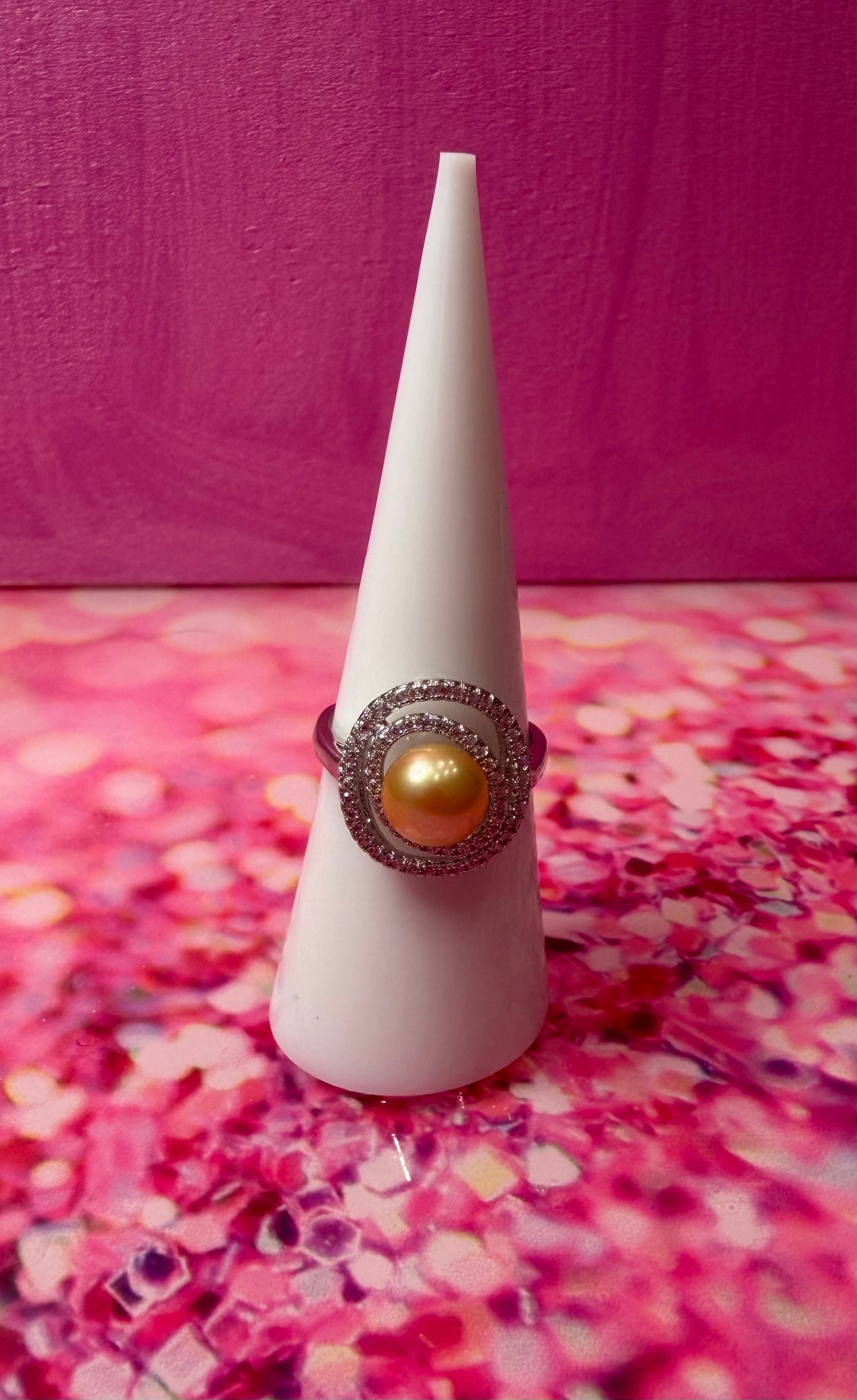 Heather Halo Sterling Silver ring