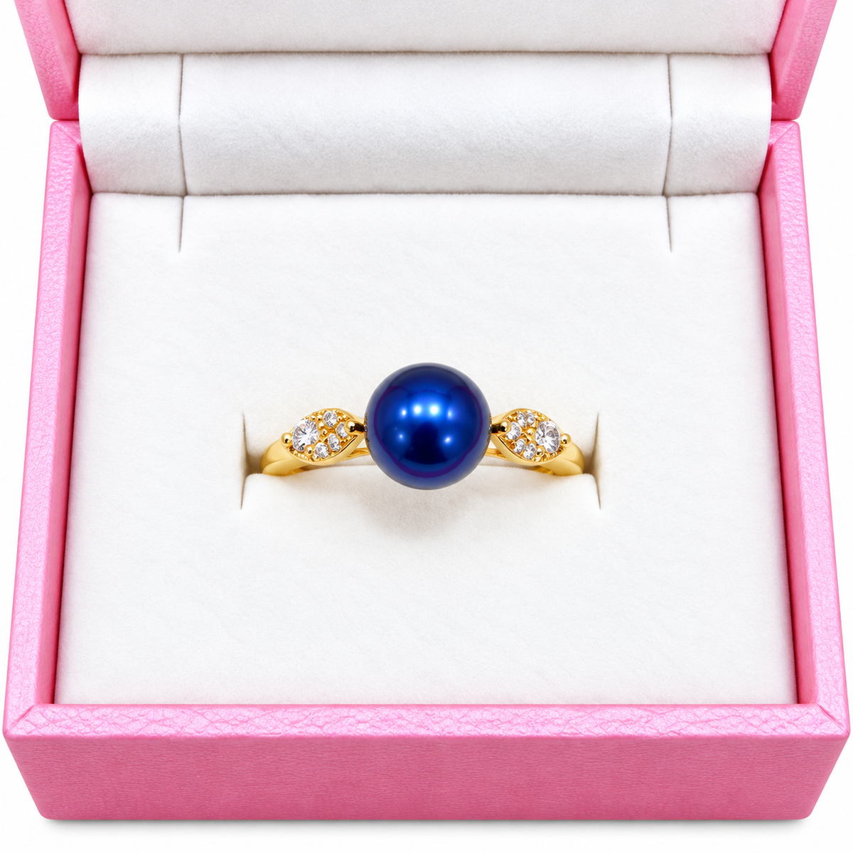 107 Sterling silver gold plated ring