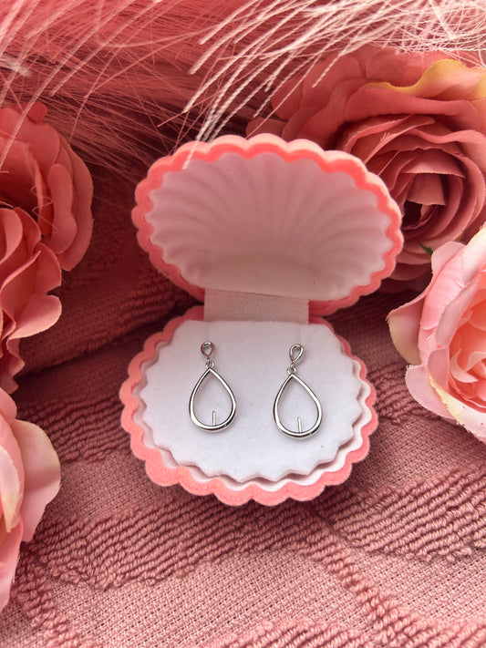 Sterling silver dangle drop earrings