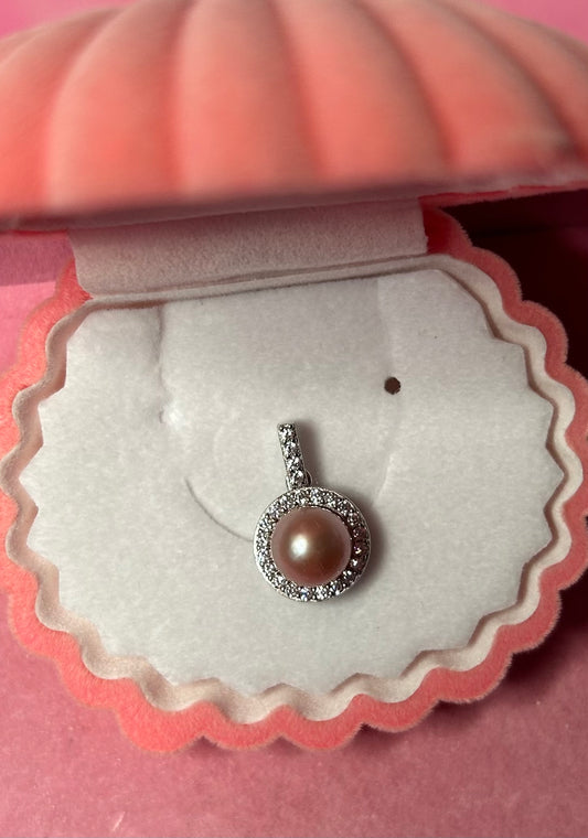 Sterling silver cubic zirconia round mount