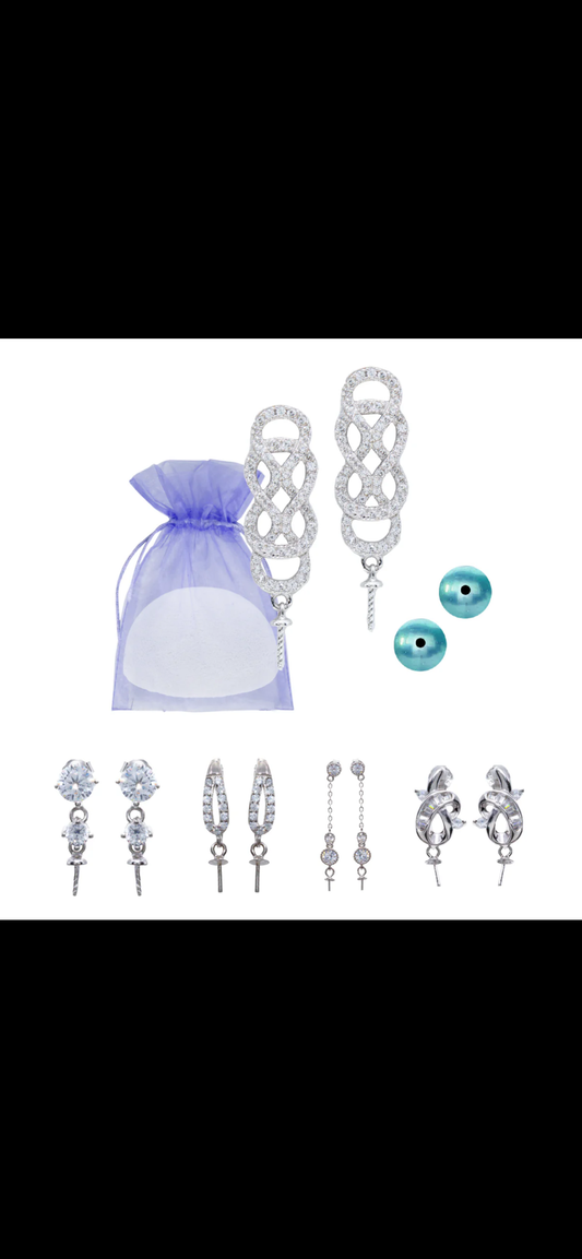 Sterling silver earring bomb