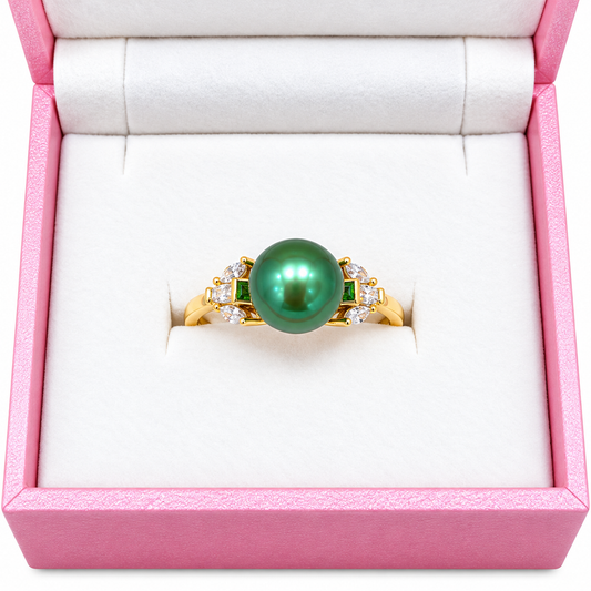 105 Sterling silver gold plated ring