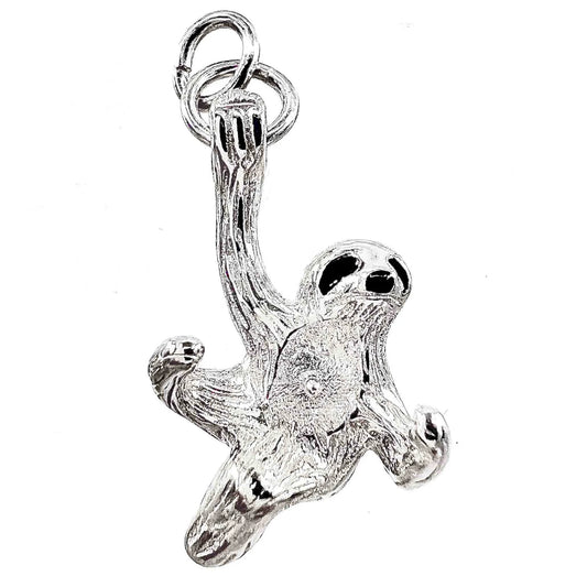 Sterling silver Sid the sloth pendant