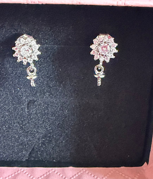 Sterling silver Leonie earrings