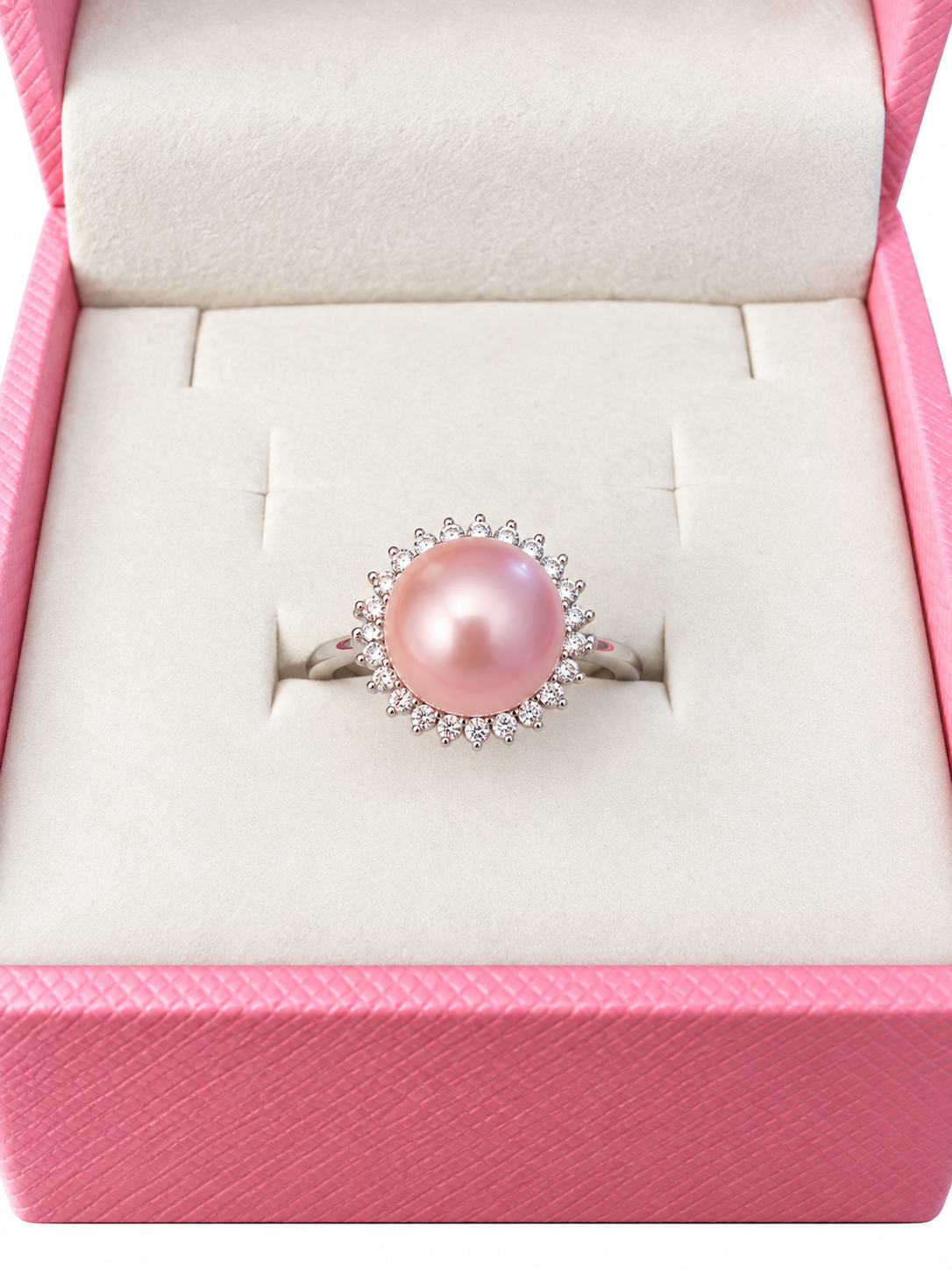 Sterling silver pre mounted ring