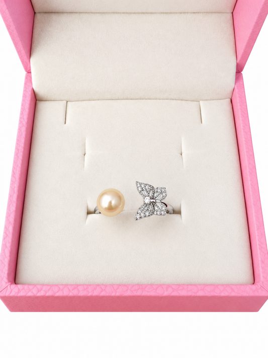 No 8 sterling silver pre mounted ring