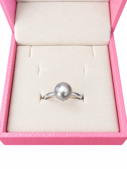 No 13 sterling silver pre mounted ring