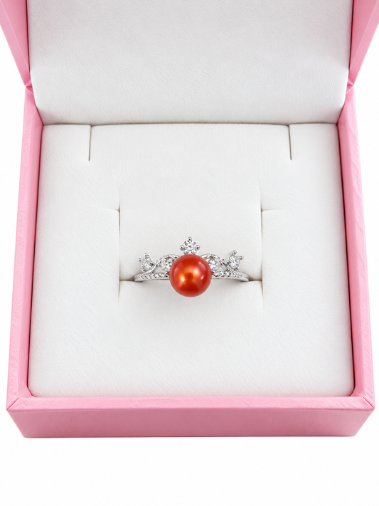No 50 sterling silver pre mounted ring