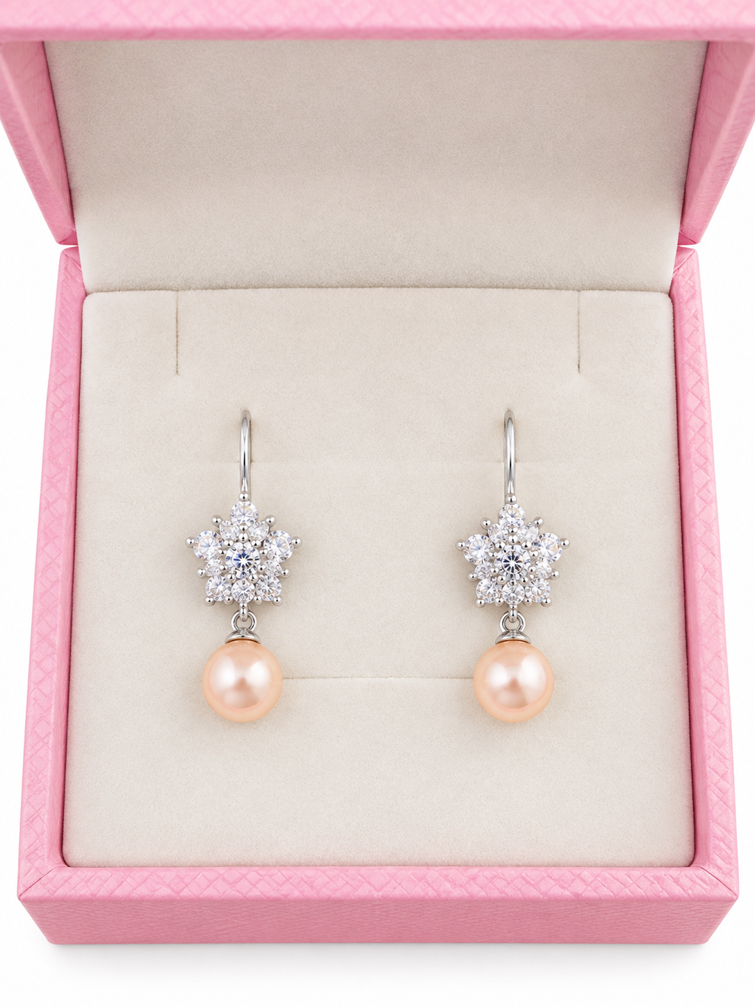 146 sterling silver snowflake earrings