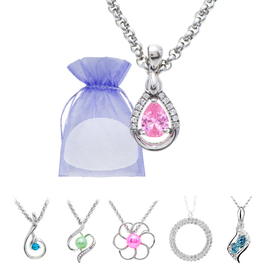 Silver plated pendant bomb