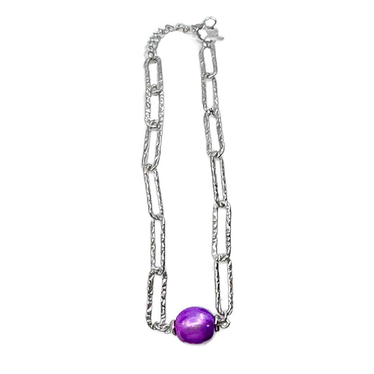 Sterling silver Edison clip bracelet