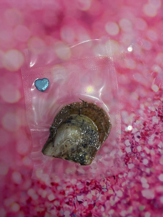 Heart shaped pearl in oyster