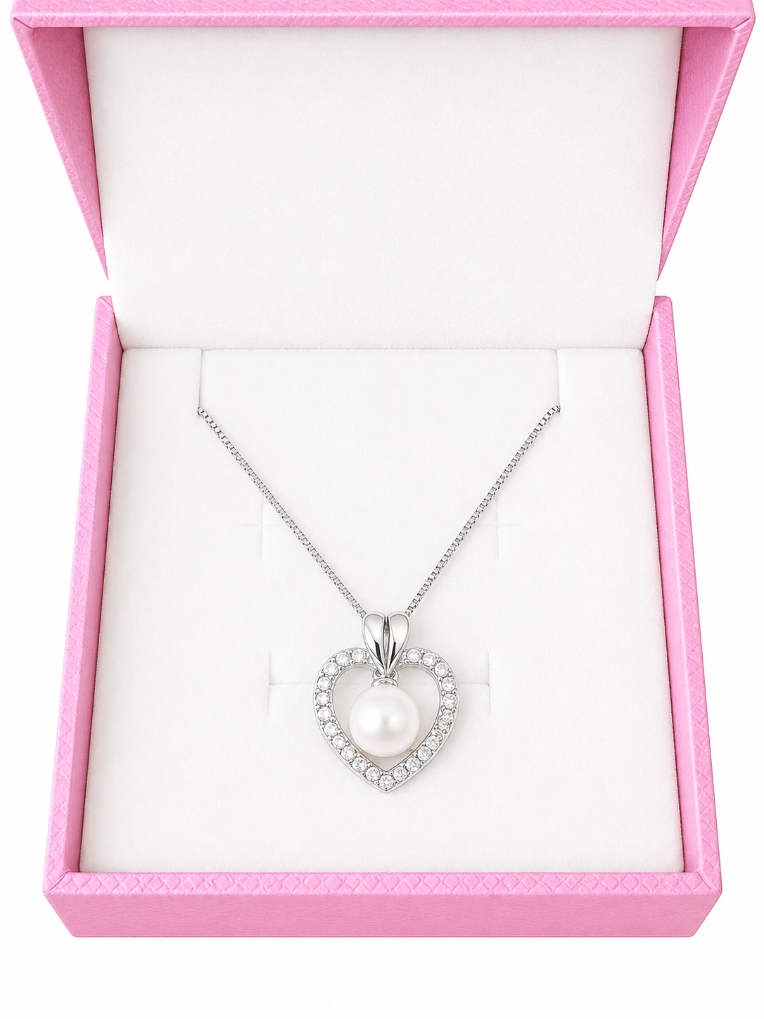 Sterling silver heart pendant